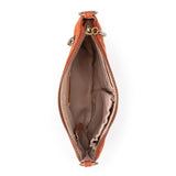 The Sak Vita Convertible Wristlet - Leather - Persimmon Suede Gold Stud