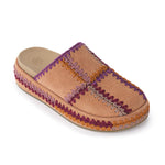 The Sak Bryn Platform Clog - Leather - Harvest Suede Patch