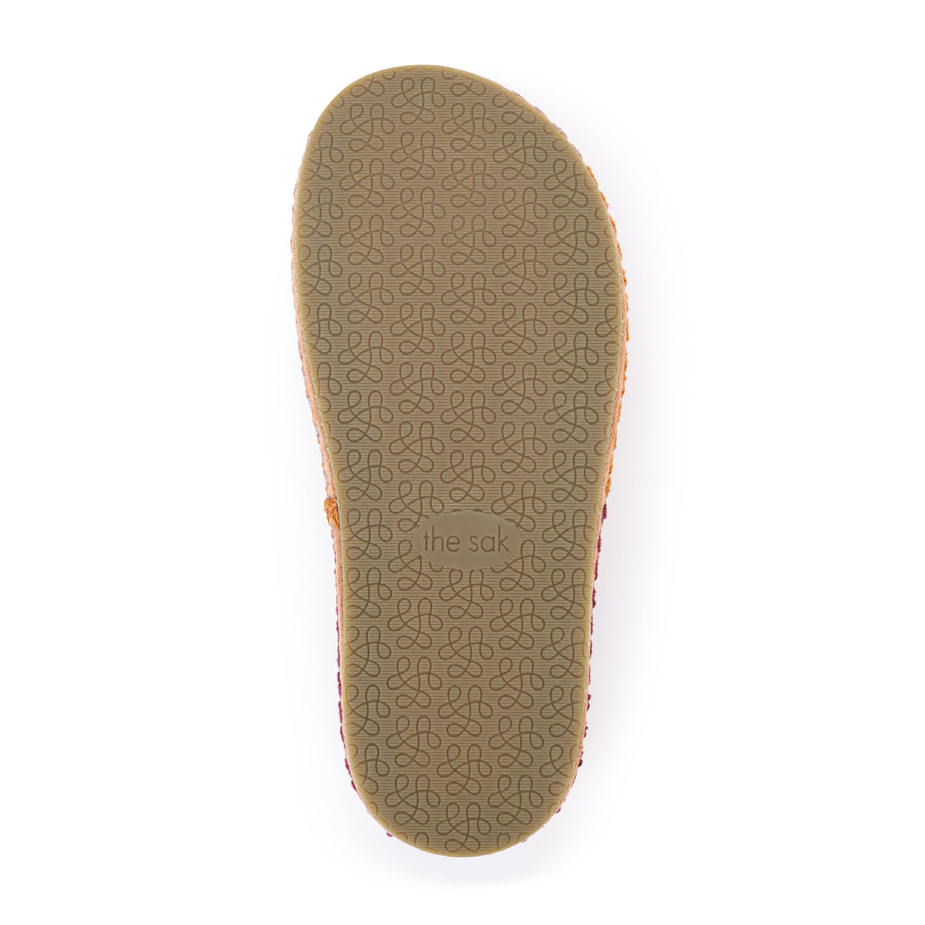 The Sak Bryn Platform Clog - Leather - Harvest Suede Patch