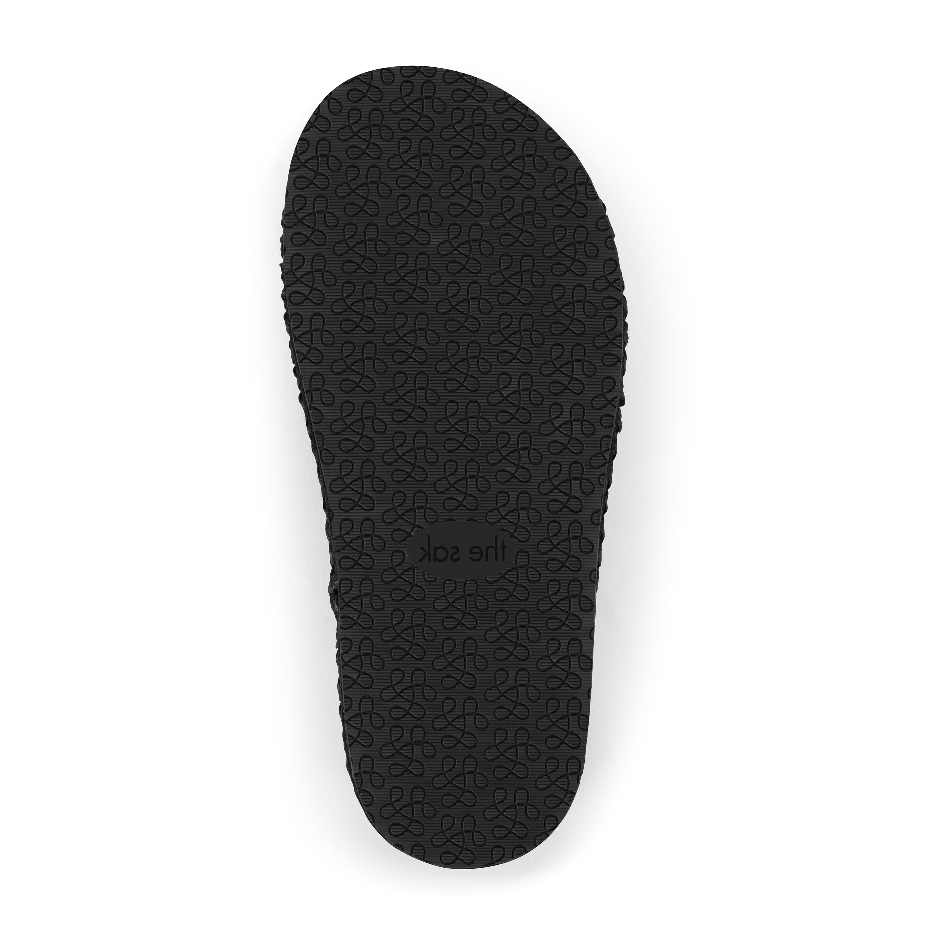 The Sak Bryn Platform Clog - Leather - Black Suede Patch