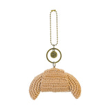 The Sak Yarnicharmz Dangle - Hand Crochet - Croissant