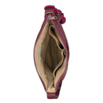 Sakroots Banyan Basic Crossbody - EcoTwill - Black Cherry Flower Blossom Quilted