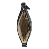 Sakroots Banyan Basic Crossbody - Vegan Leather - Black Floral Embossed