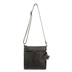Sakroots Banyan Basic Crossbody - Vegan Leather - Black Floral Embossed