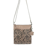 Sakroots Banyan Basic Crossbody - Vegan Leather - Mushroom In Bloom Embossed