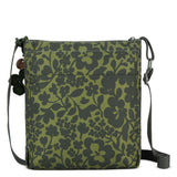 Sakroots Banyan Basic Crossbody - EcoTwill - Olive Shadow Floral