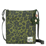 Sakroots Banyan Basic Crossbody - EcoTwill - Olive Shadow Floral