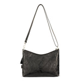 Sakroots Lumi Crossbody - EcoTwill - Black Floral Embossed