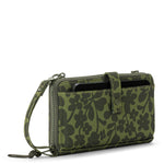 Sakroots Smartphone Wallet - EcoTwill - Olive Shadow Floral