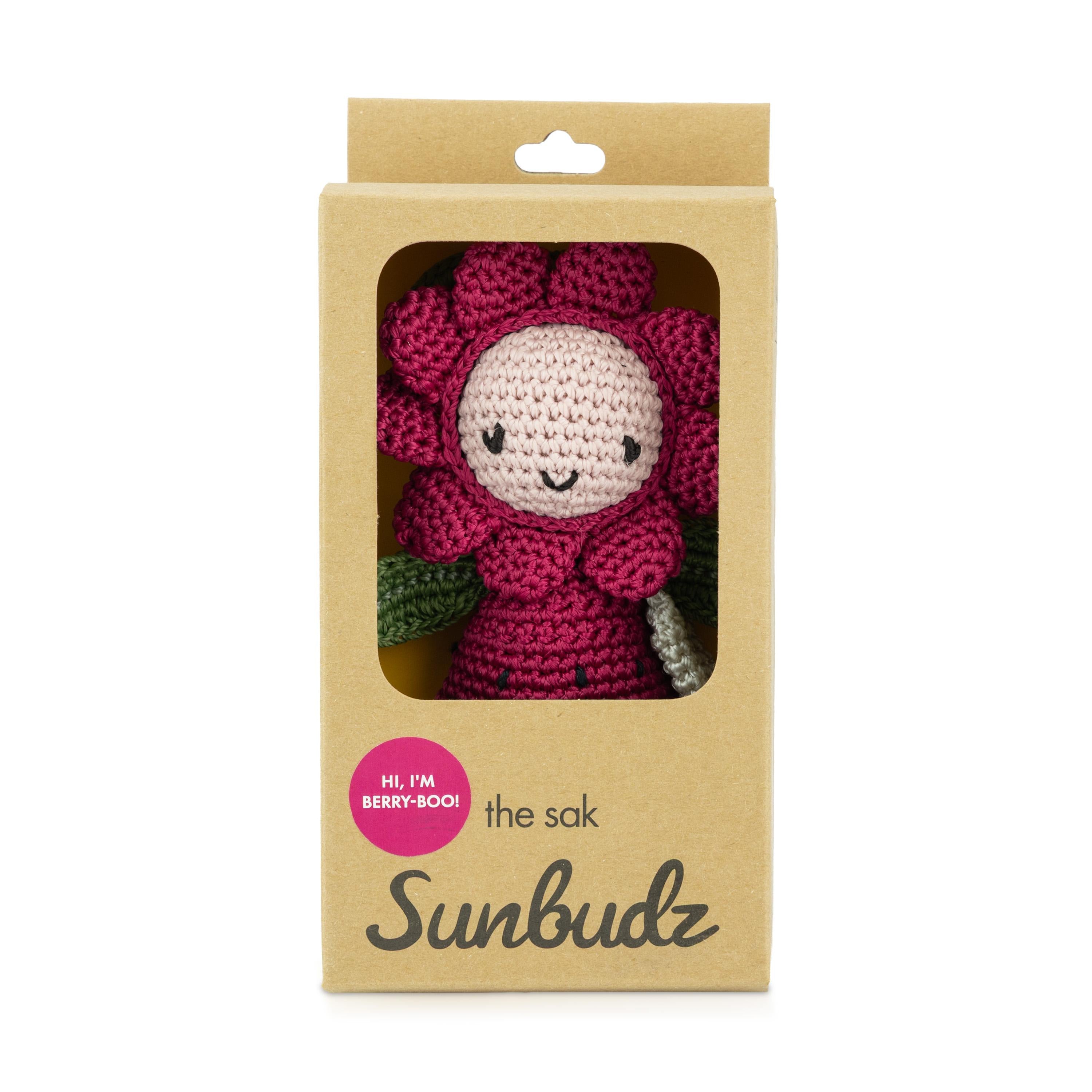 The Sak Sunbudz Sunflower Dangle - Hand Crochet - Berry Boo