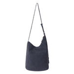 The Sak Tess Bucket - Leather - Storm Grey Suede Belt