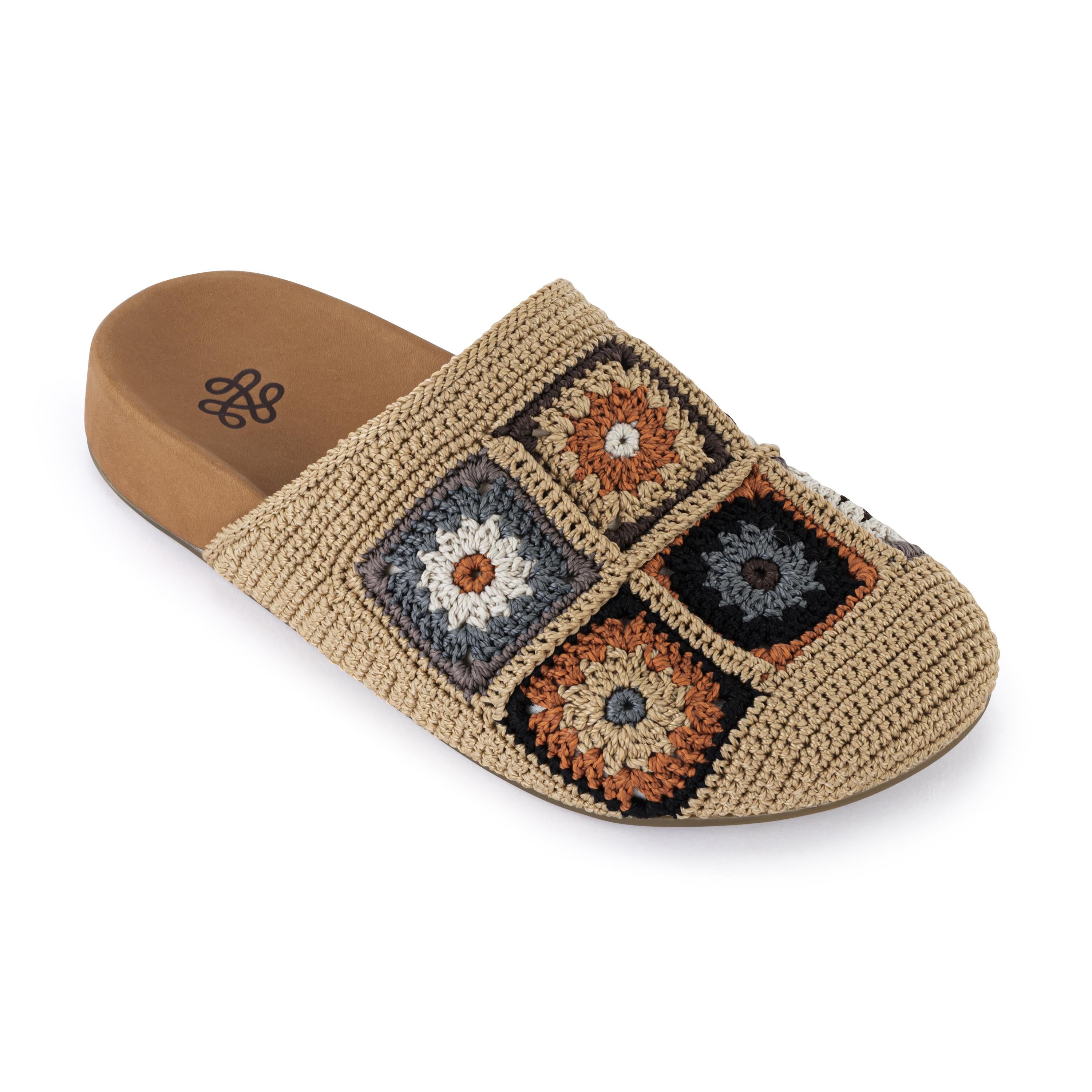 The Sak Bolinas Clog - Hand Crochet - Acorn Patch