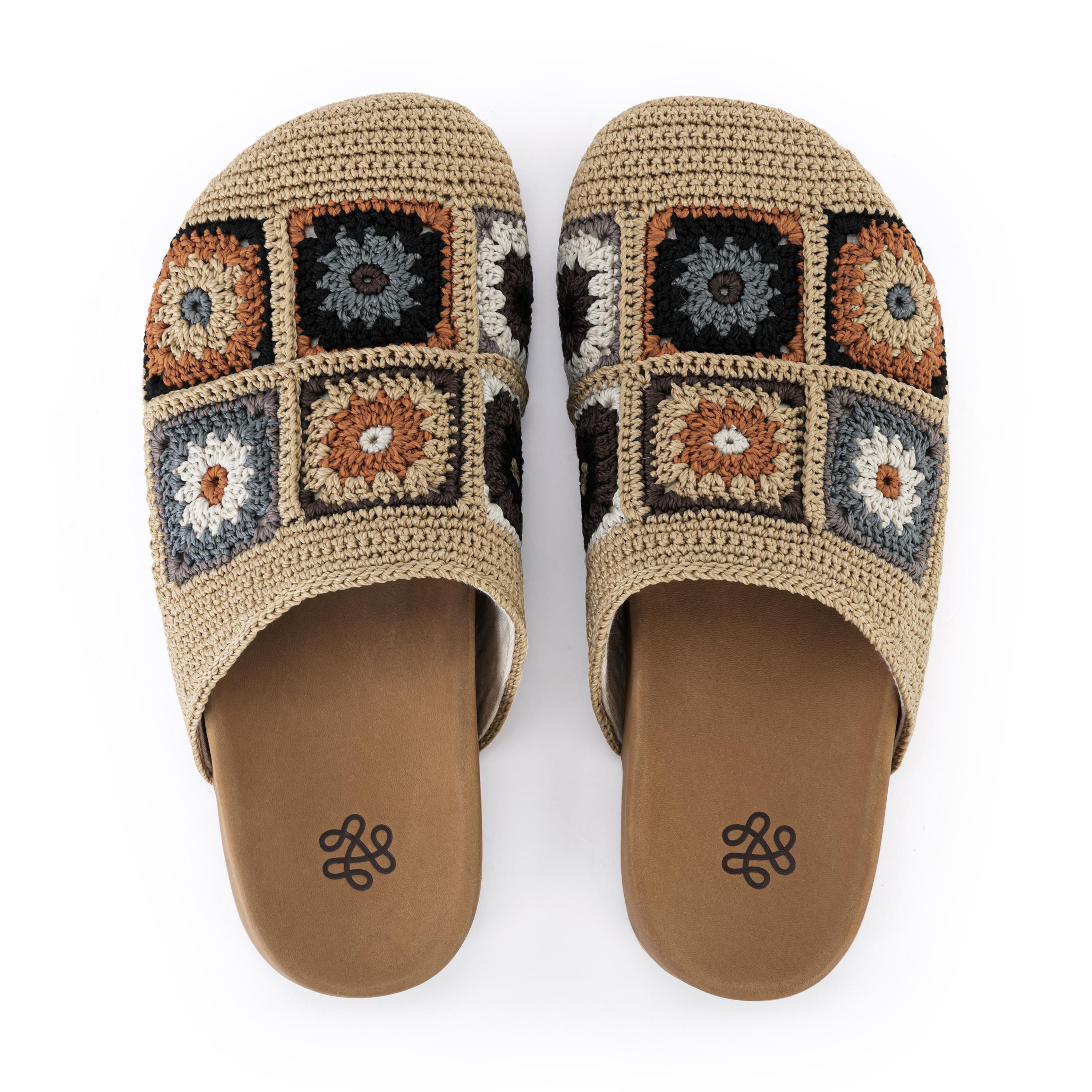 The Sak Bolinas Clog - Hand Crochet - Acorn Patch