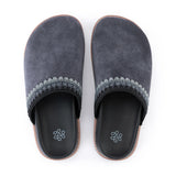 The Sak Bolinas Lug Sole Clog - Leather - Storm Grey Suede Seminyak
