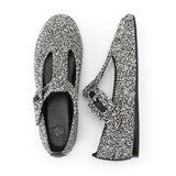 The Sak Leland T Strap Ballet Flat - Hand Crochet - Moonlight Static