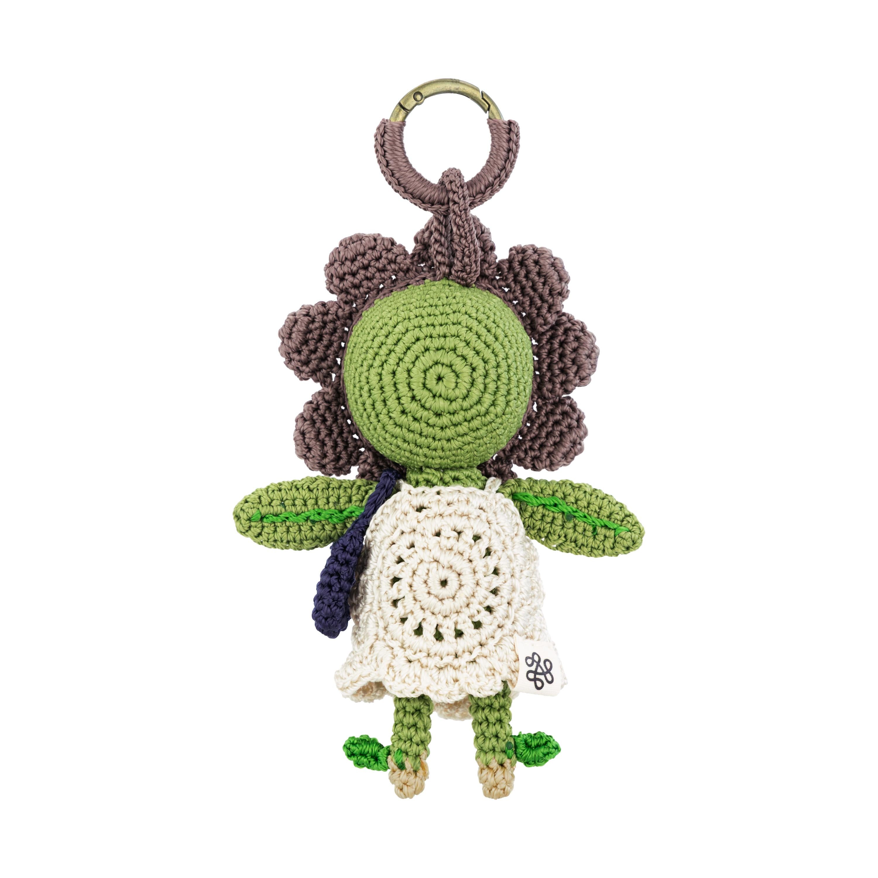The Sak Sunbudz Sunflower Dangle - Hand Crochet - Estee