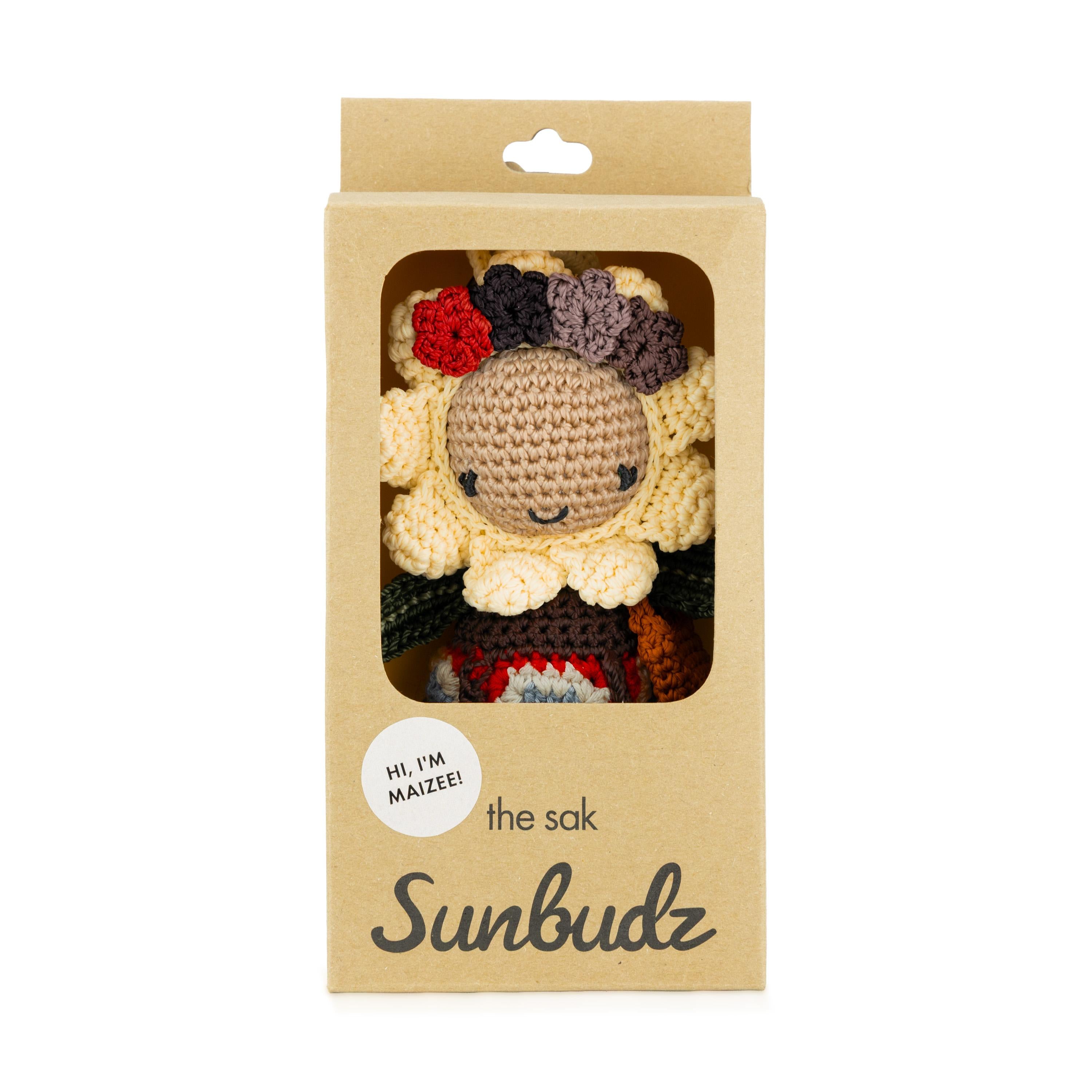 The Sak Sunbudz Sunflower Dangle - Hand Crochet - Maizee