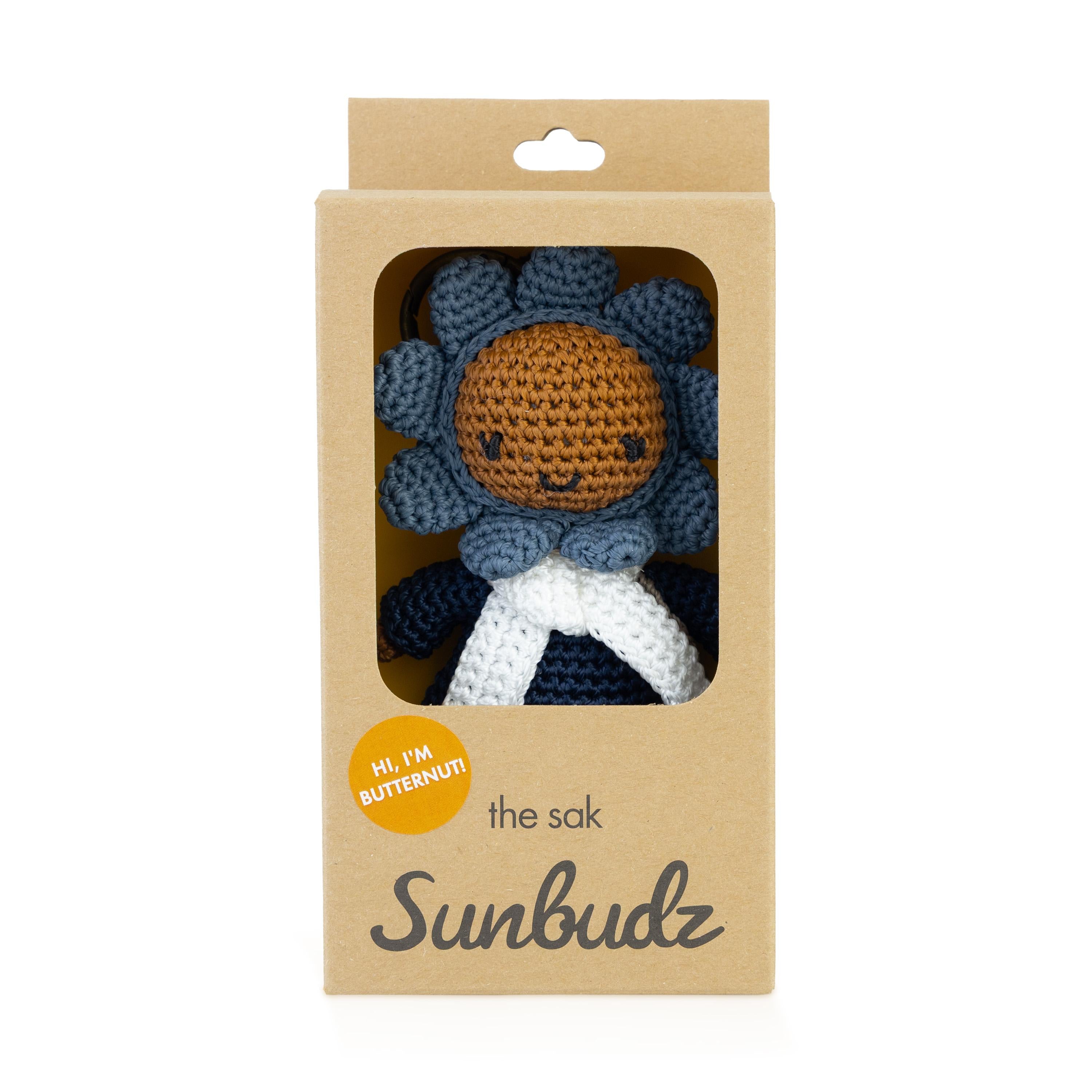The Sak Sunbudz Sunflower Dangle - Hand Crochet - Butternut
