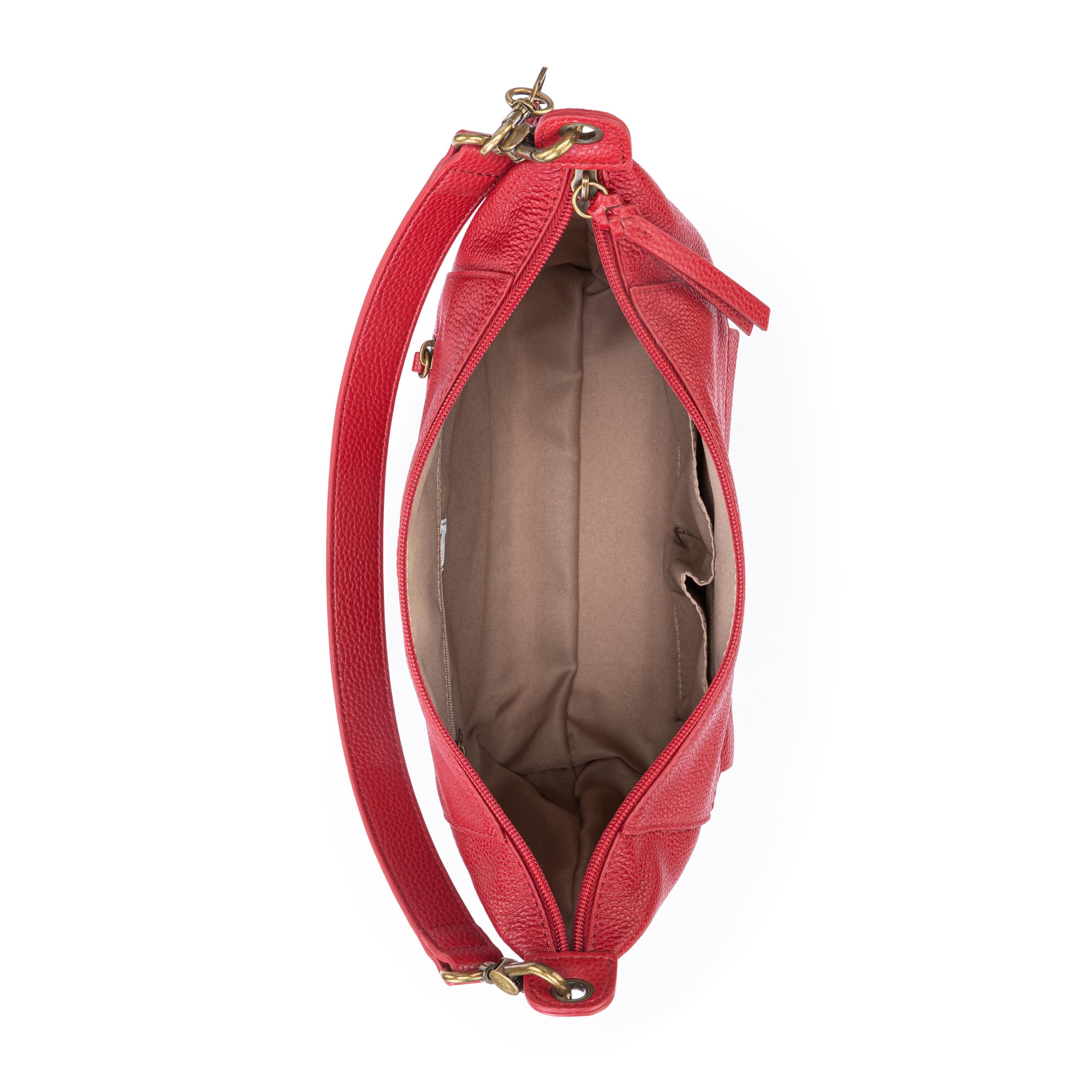 The Sak Alameda Hobo - Leather - Scarlet