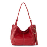 The Sak Birch Tassel Dangle - Leather - Scarlet Stud