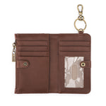 The Sak Encino Essential Wallet - Leather - Whiskey Gold Stud