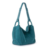 The Sak Los Feliz Hobo - Leather - Deep Teal Suede
