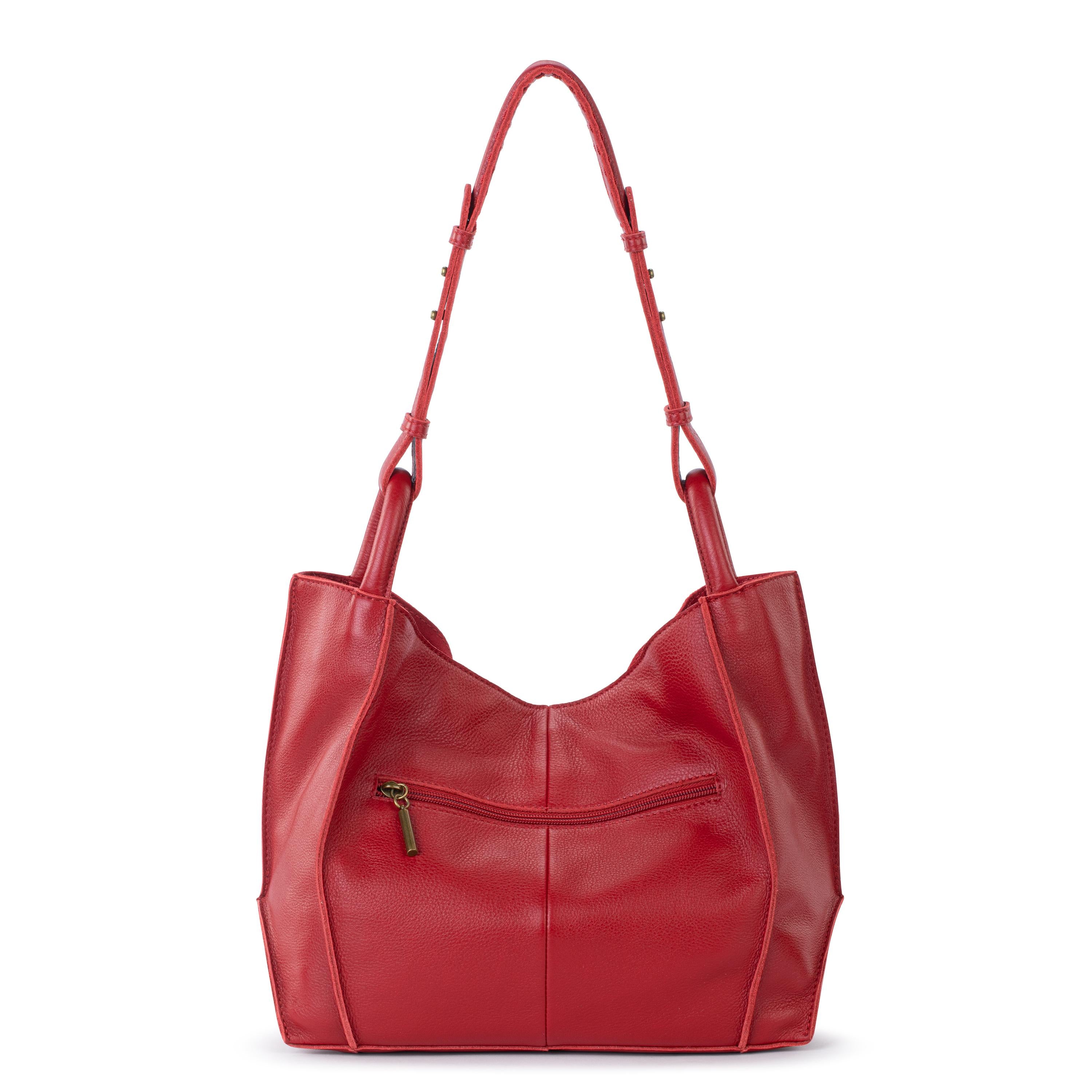 The Sak Los Feliz Medium Tote - Leather - Scarlet