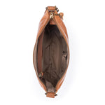 The Sak Lucia Crossbody - Leather - Tobacco Gold Stud