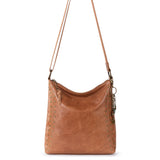 The Sak Lucia Crossbody - Leather - Tobacco Gold Stud