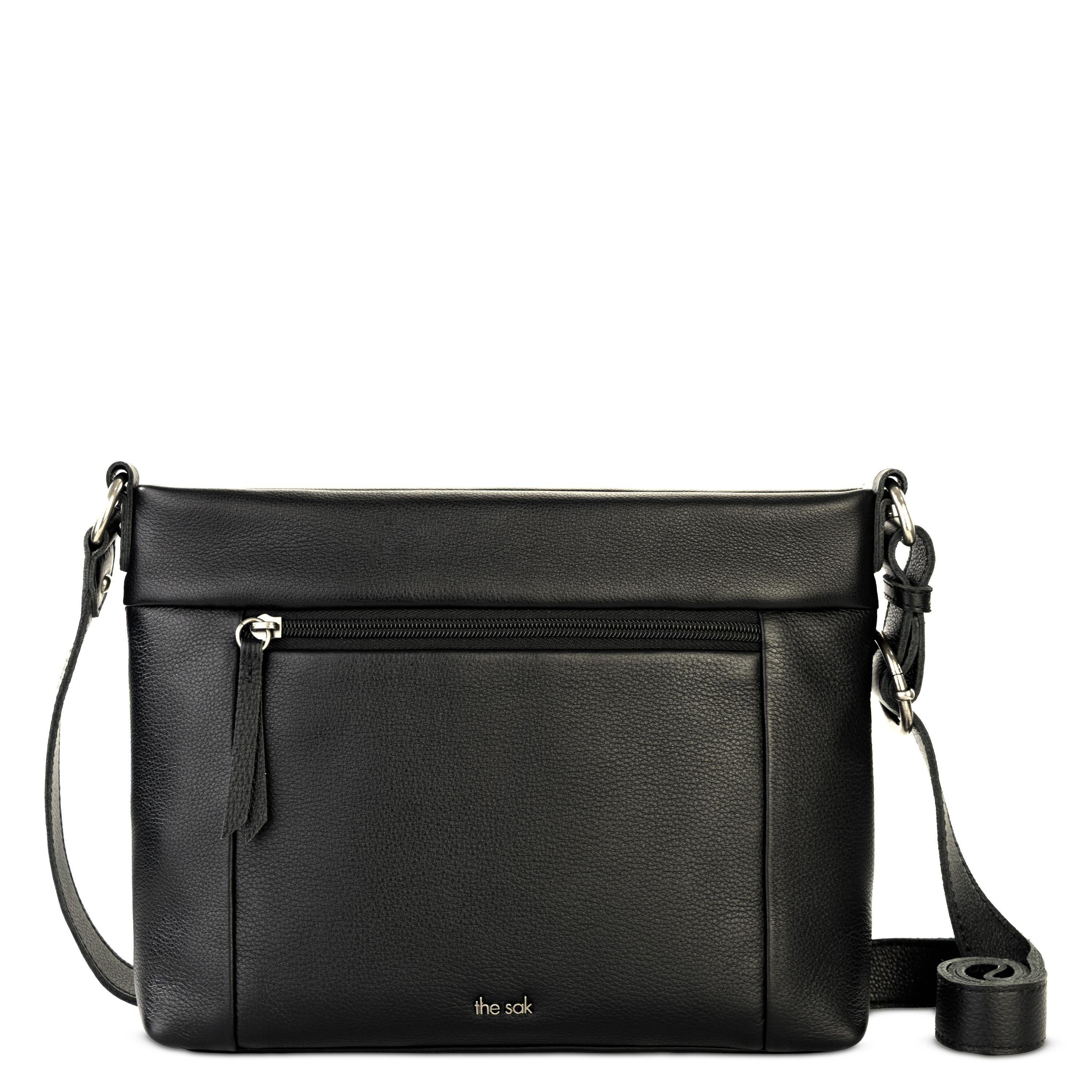 The Sak Melrose Crossbody - Leather - Black Studs Suede