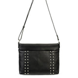 The Sak Melrose Crossbody - Leather - Black Studs Suede