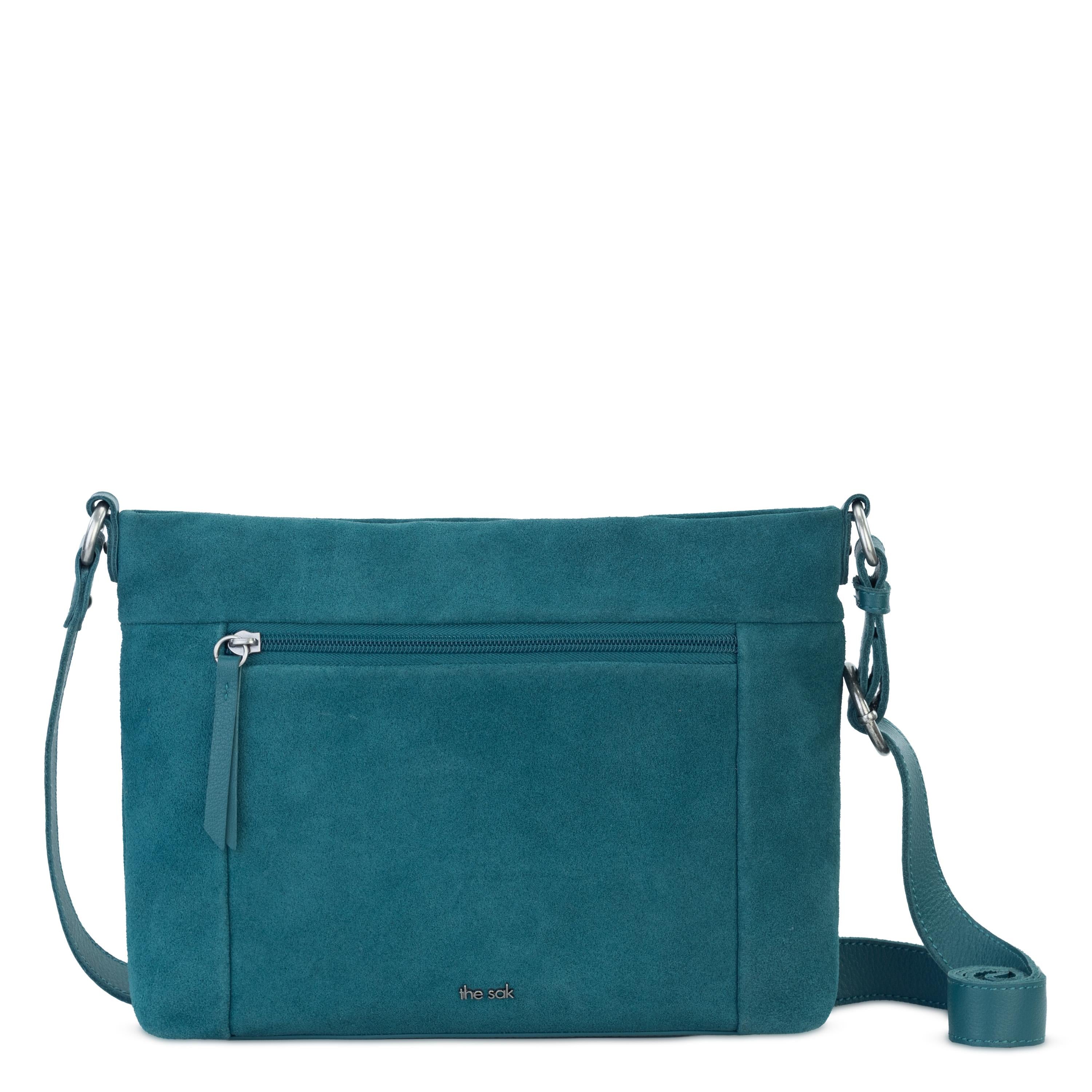 The Sak Melrose Crossbody - Leather - Deep Teal Suede