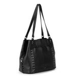 The Sak Melrose Satchel - Leather - Black Stud