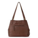 The Sak Melrose Satchel - Leather - Whiskey Gold Stud