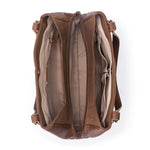 The Sak Melrose Satchel - Leather - Whiskey Gold Stud