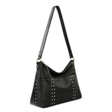 The Sak Melrose Shoulder Bag - Leather - Black Stud
