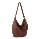 The Sak Sequoia Hobo - Leather - Whiskey Gold Stud
