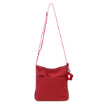 Sakroots Banyan Basic Crossbody - EcoTwill - Crimson Flower Blossom Quilted