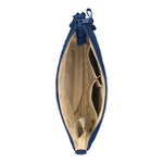 Sakroots Lumi Crossbody - EcoTwill - Navy Flower Blossom Quilted