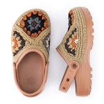 The Sak Bolo Clog - Hand Crochet - Acorn Patch