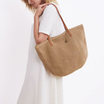 The Sak Faye Large Tote - Hand Crochet - Bamboo Static