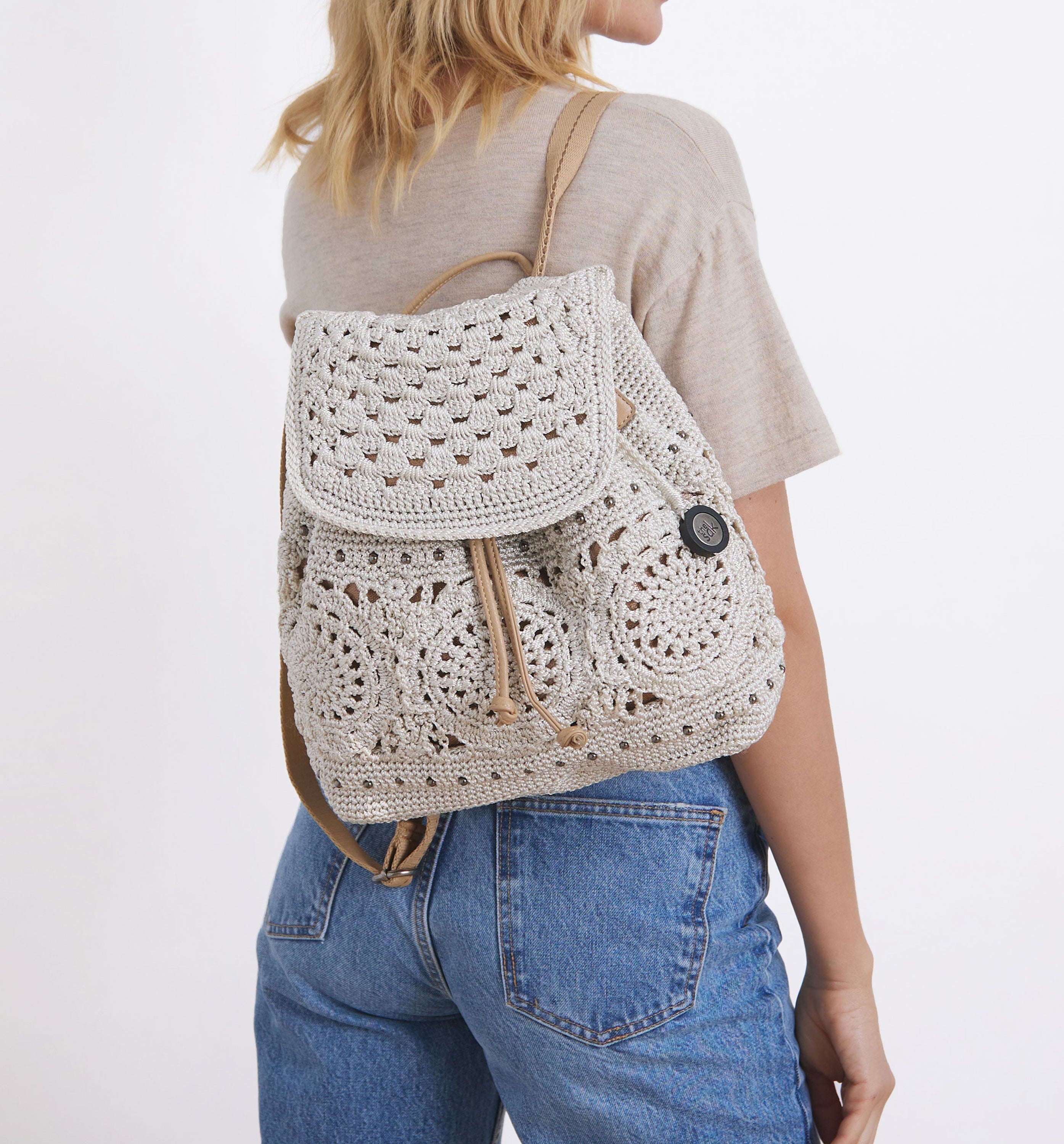Sayulita Backpack, Crochet Backpacks