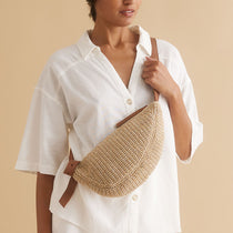 The Sak Tess Sling - Hand Crochet - Bamboo Static