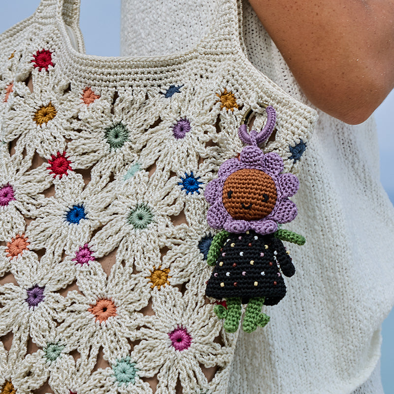 Crochet Crossbody Strap in Black – The Sak