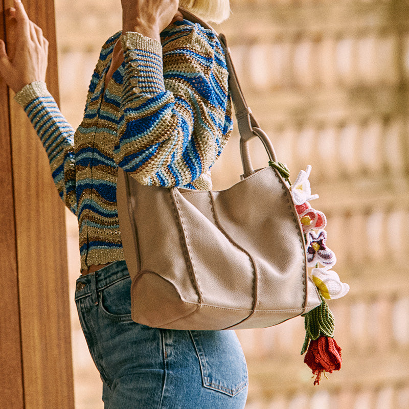 アクセサリー Slim Melrose Crossbody Bag in Slate Leather – The Sak