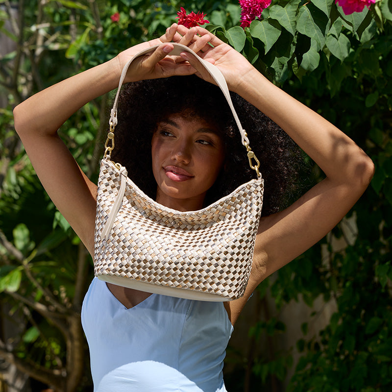 Los Feliz Crossbody Bag in Indigo Leather – The Sak