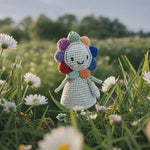 The Sak Sunbudz Sunflower Dangle - Hand Crochet - Pollee