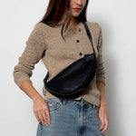 The Sak Tess Sling - Leather - Black