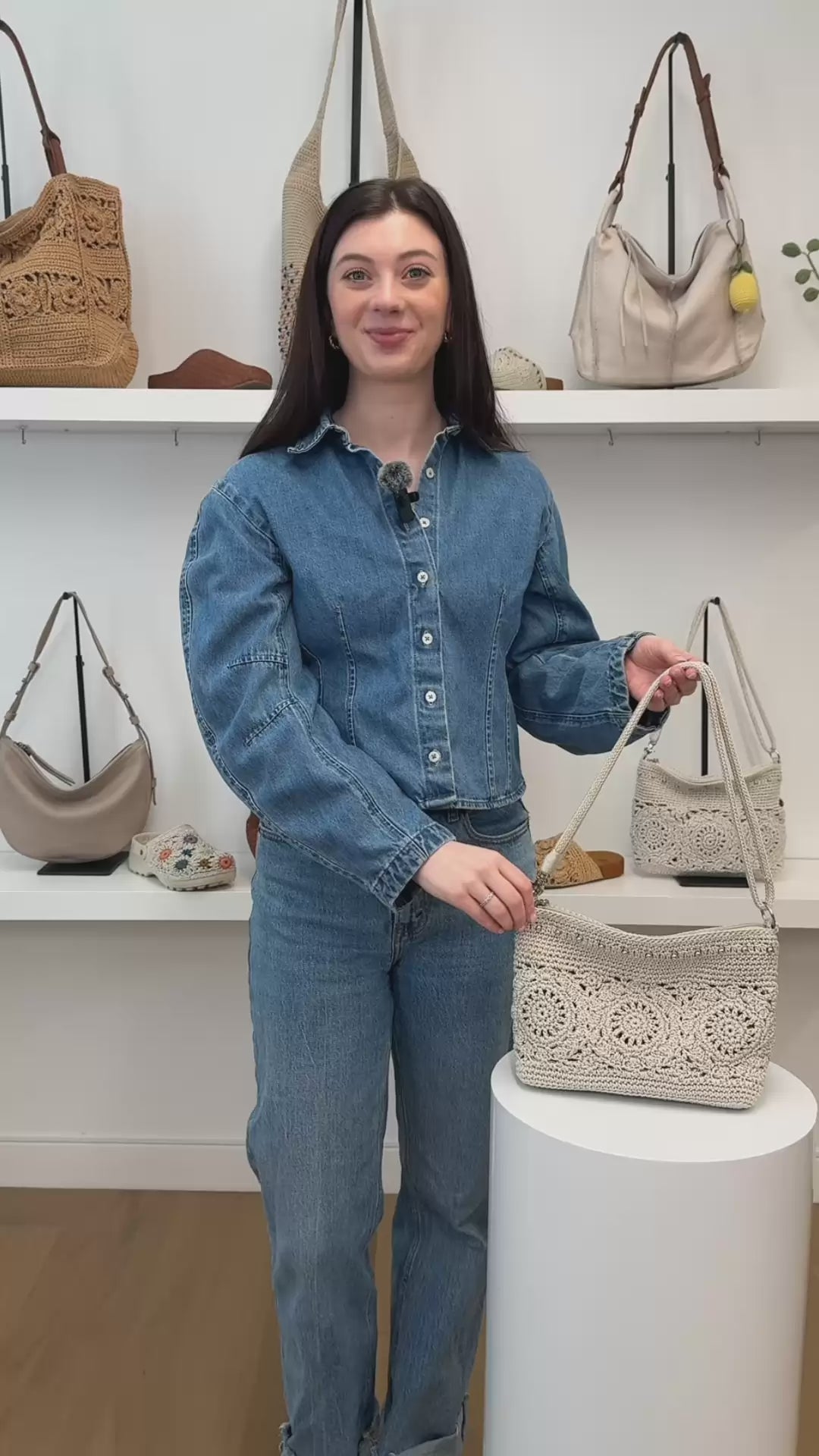 Lumi Crossbody Bag in Sardines Crochet – The Sak