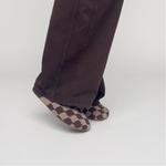 The Sak Bolinas Clog - Hand Crochet - Brown Check